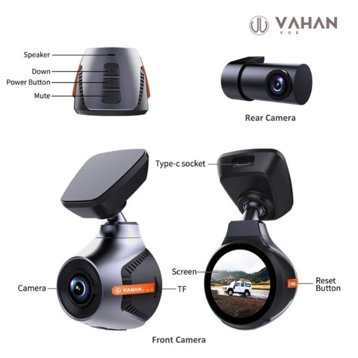 VAHAN VUE K05 Dash Cam