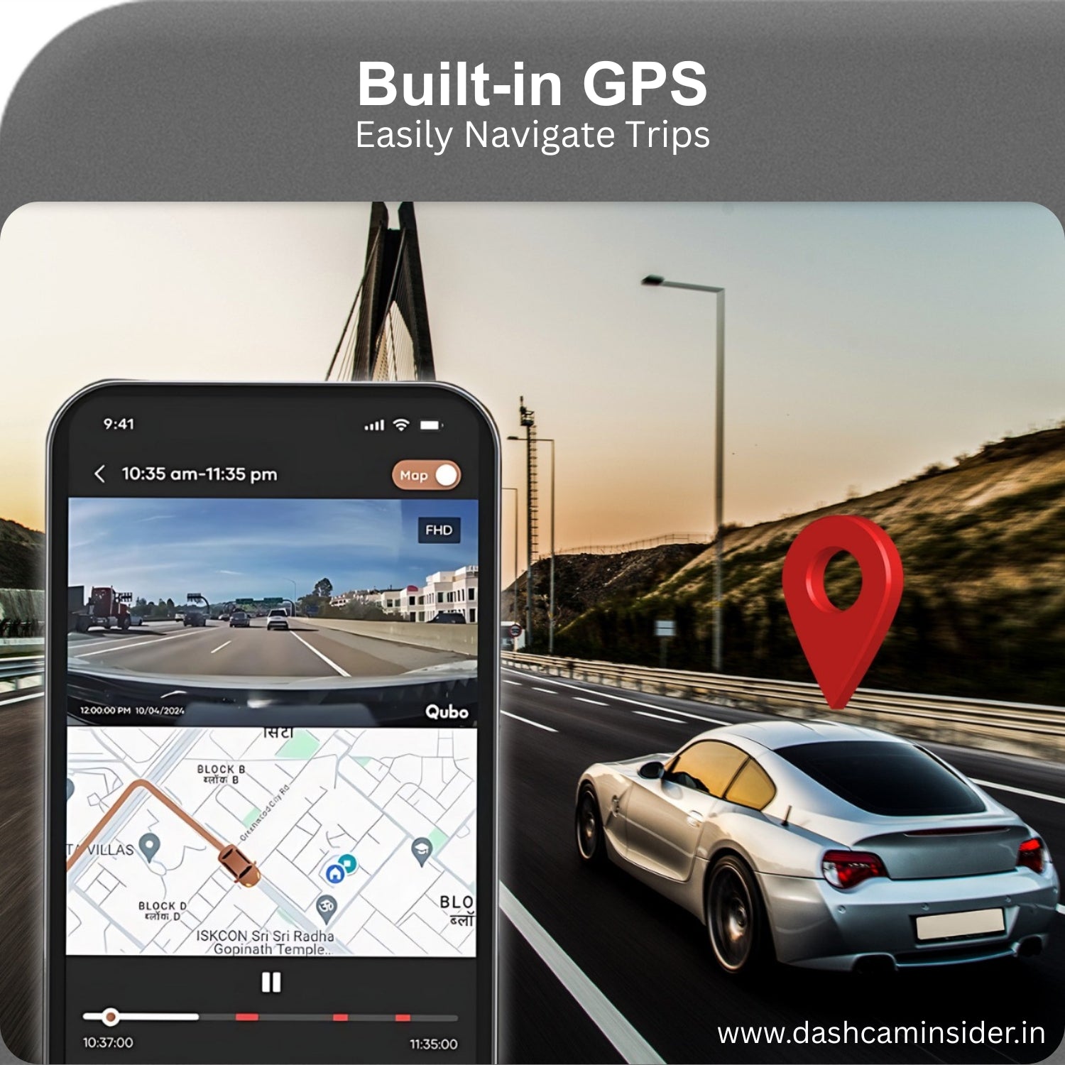 Built-in GPS