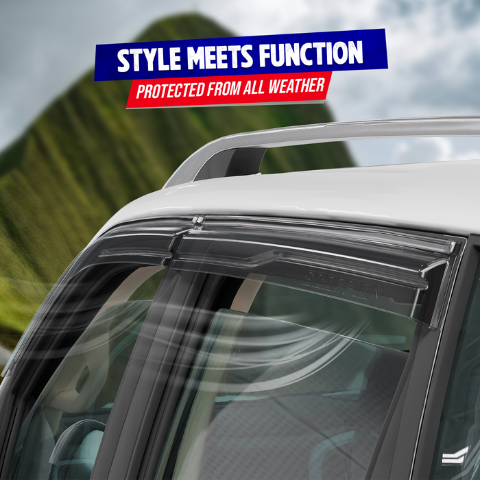 Door Visor Chromeline