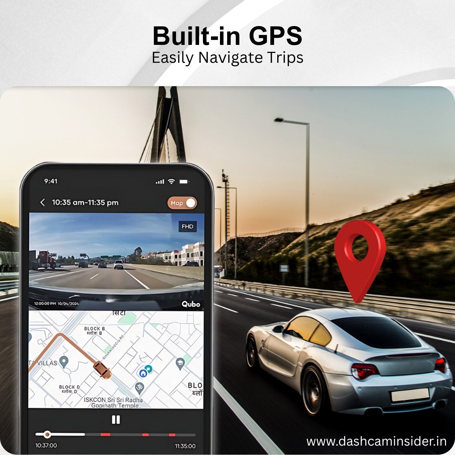 Built-in GPS