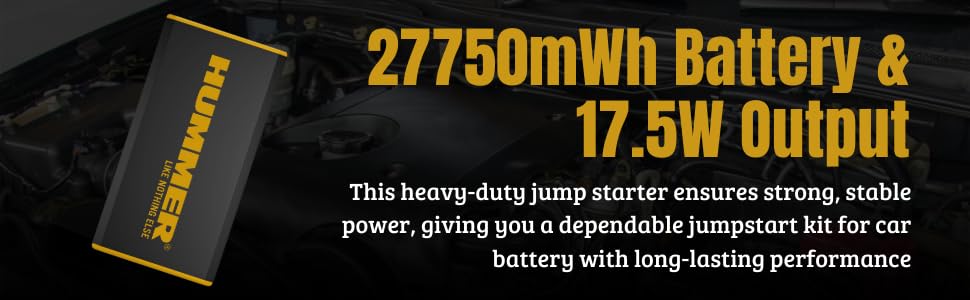 Hummer HX Jump Starter
