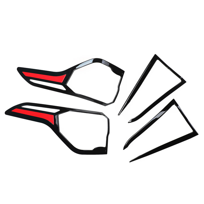 Black Applique Kit for Seltos Set of 5 Items