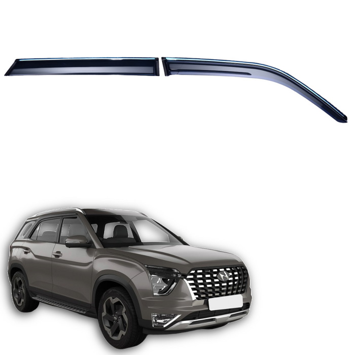 Door Visor Chromeline For Hyundai Alcazar