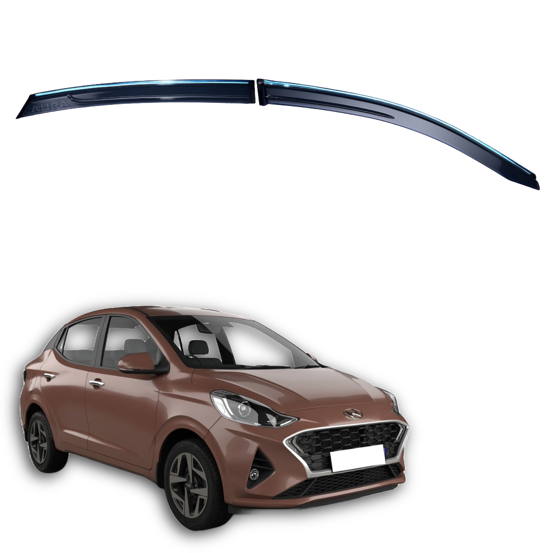Door Visor Chromeline For Hyundai Aura