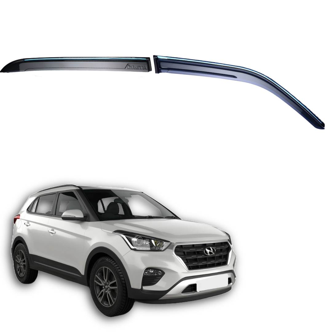 Door Visor Chromeline For Hyundai Creta (2015-2020) Jan