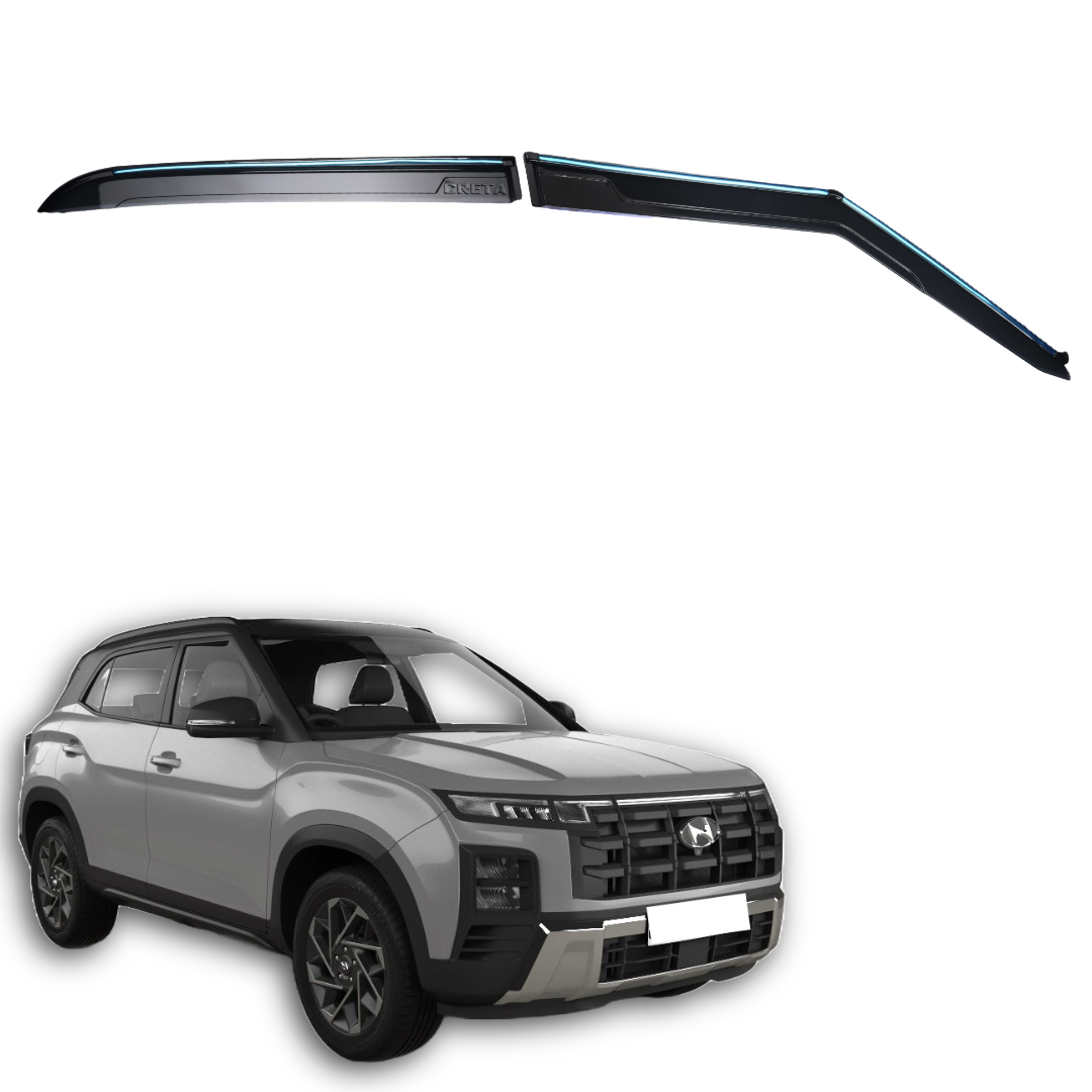 Door Visor Chromeline For Hyundai Creta (2020) Onwards
