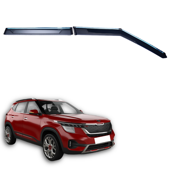 Door Visor Chromeline For KIA Seltos (2019) Onwards