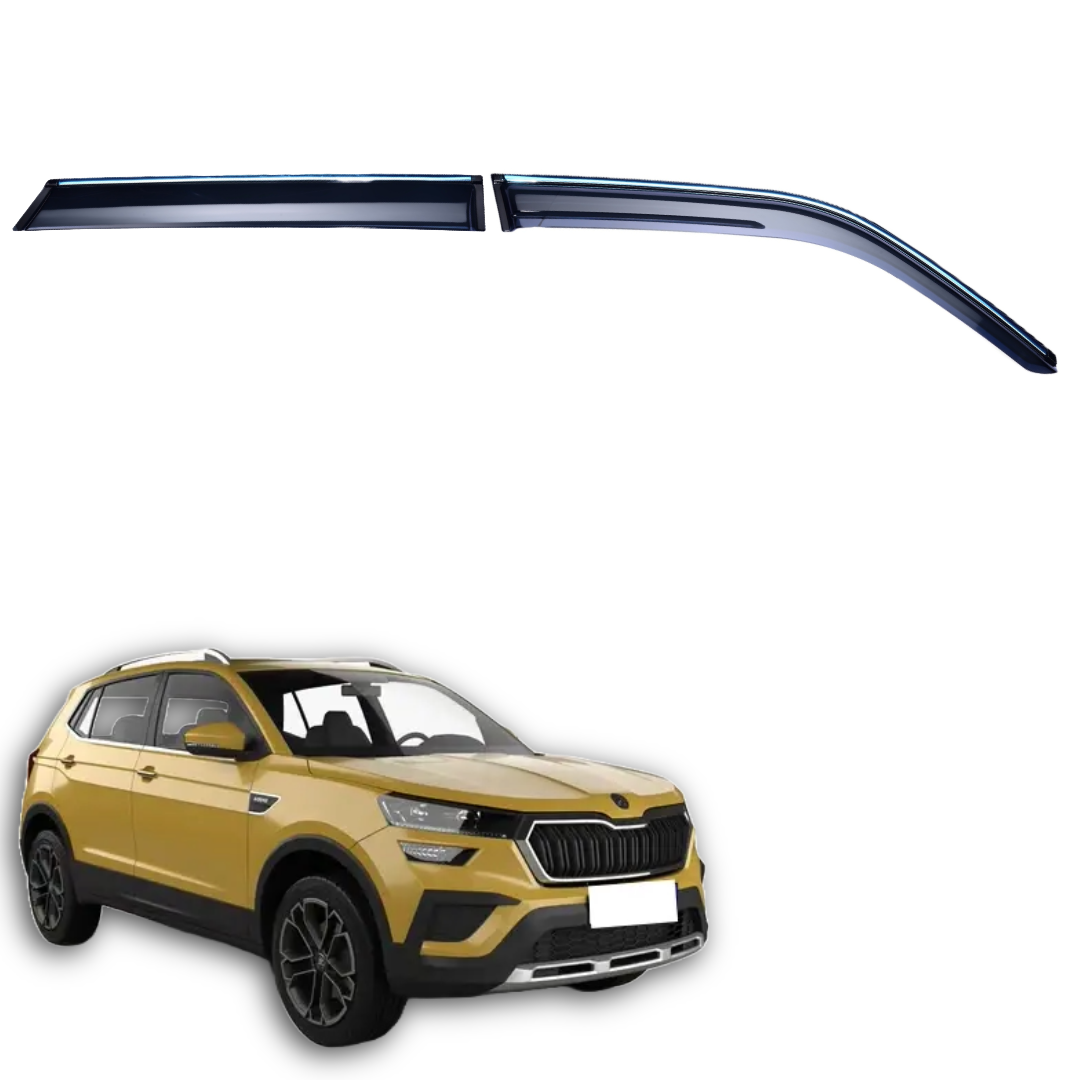 Door Visor Chromeline For Skoda Kushaq (2021) Onwards
