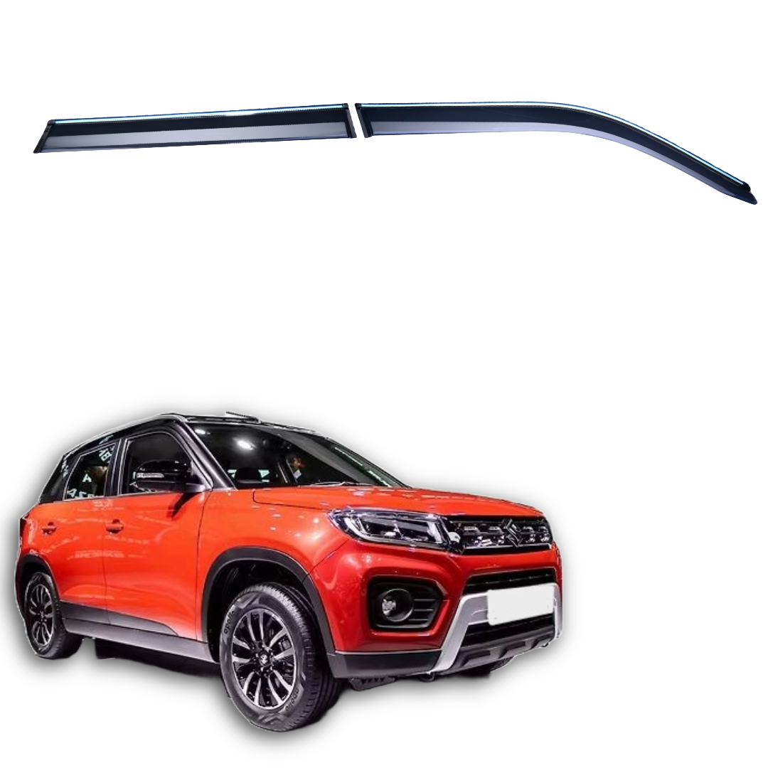 Door Visor Chromeline For Suzuki Brezza (2016-2022 June)