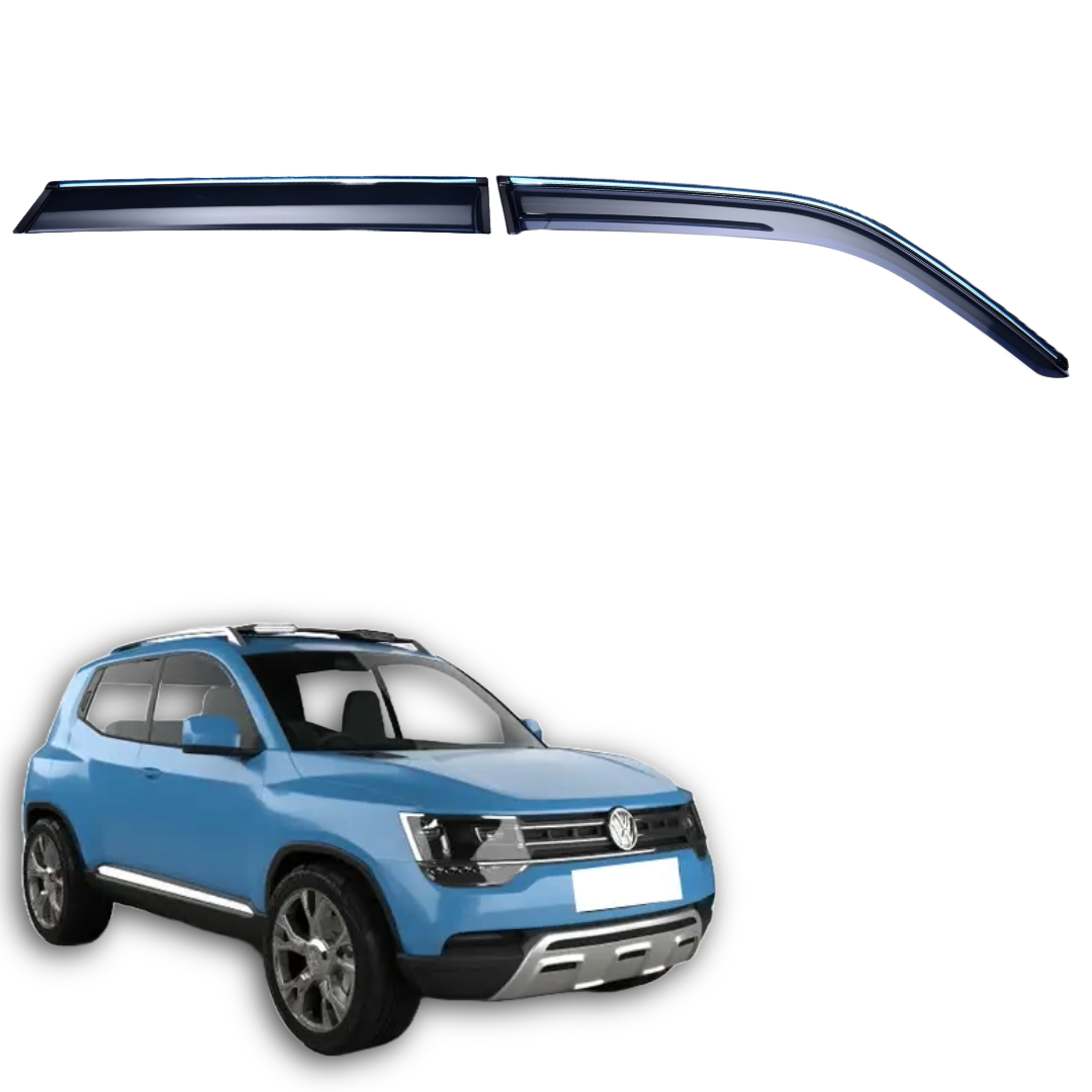 Door Visor Chromeline For Volkswagen Taigun (2021) Onwards