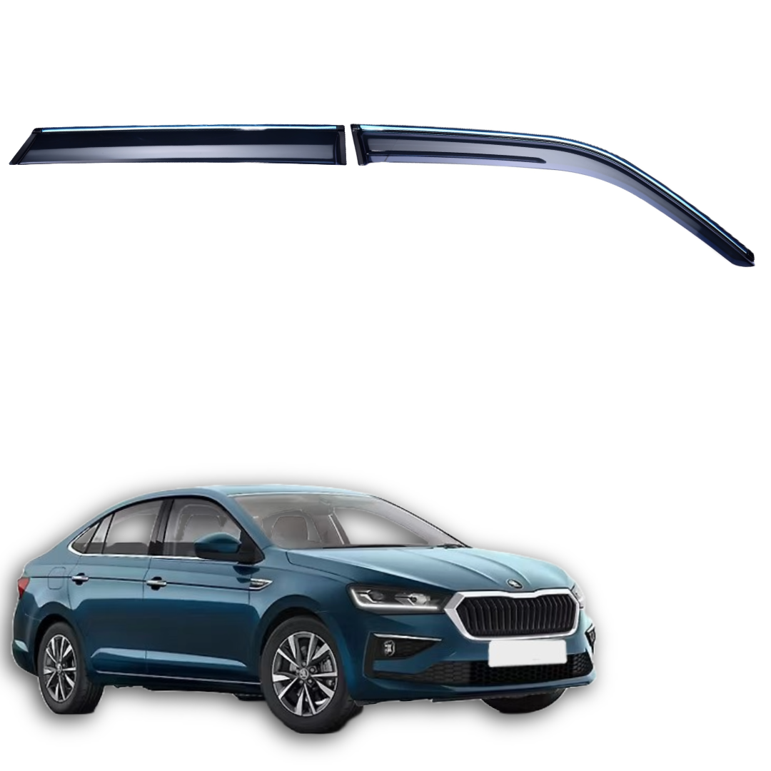 Door Visor Chromeline For Skoda Slavia (2022) Onwards