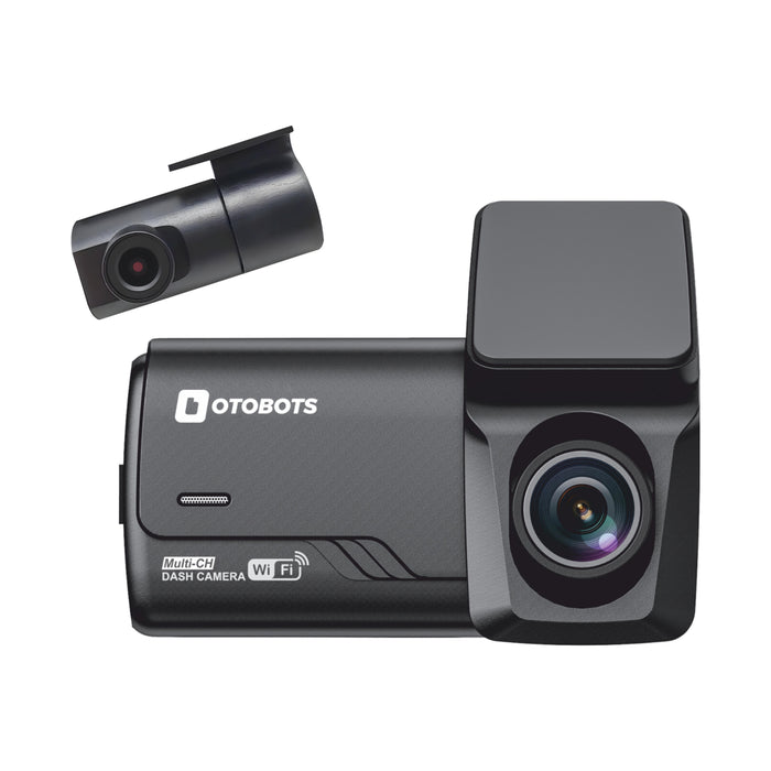 Otobots DVR3035 Car Dash Camera with 2K Real QHD, Recording, 24H Parking Monitoring, WiFi App Control, Night Vision, G-Sensor, 2.0 Inch" IPS LCD Display, Smart Collision Detection.