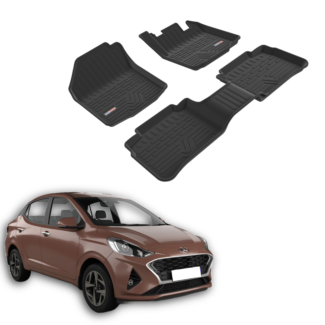 TPE Floor Mat For Hyundai	Aura (2019) onwards