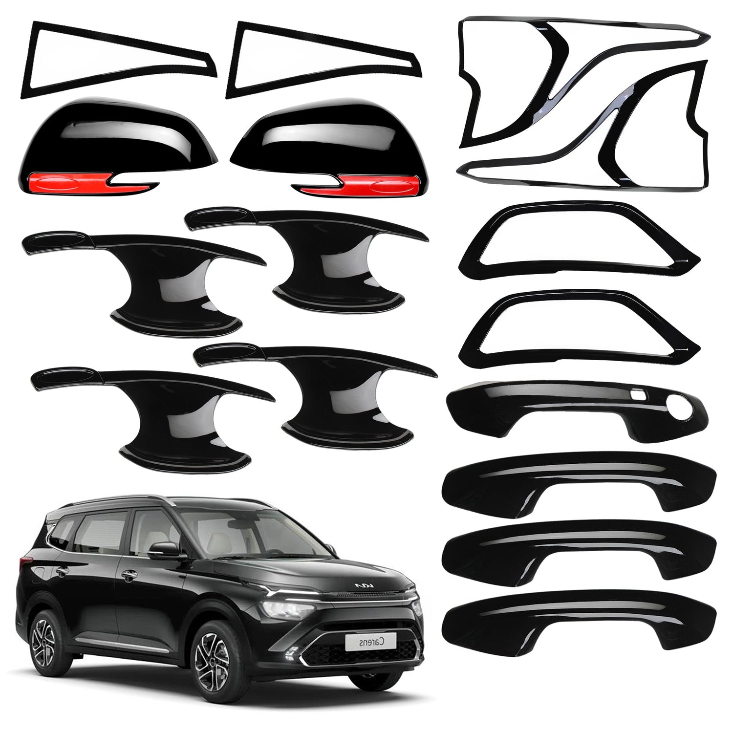 Black Applique Kit for Caren Set of 5 Items