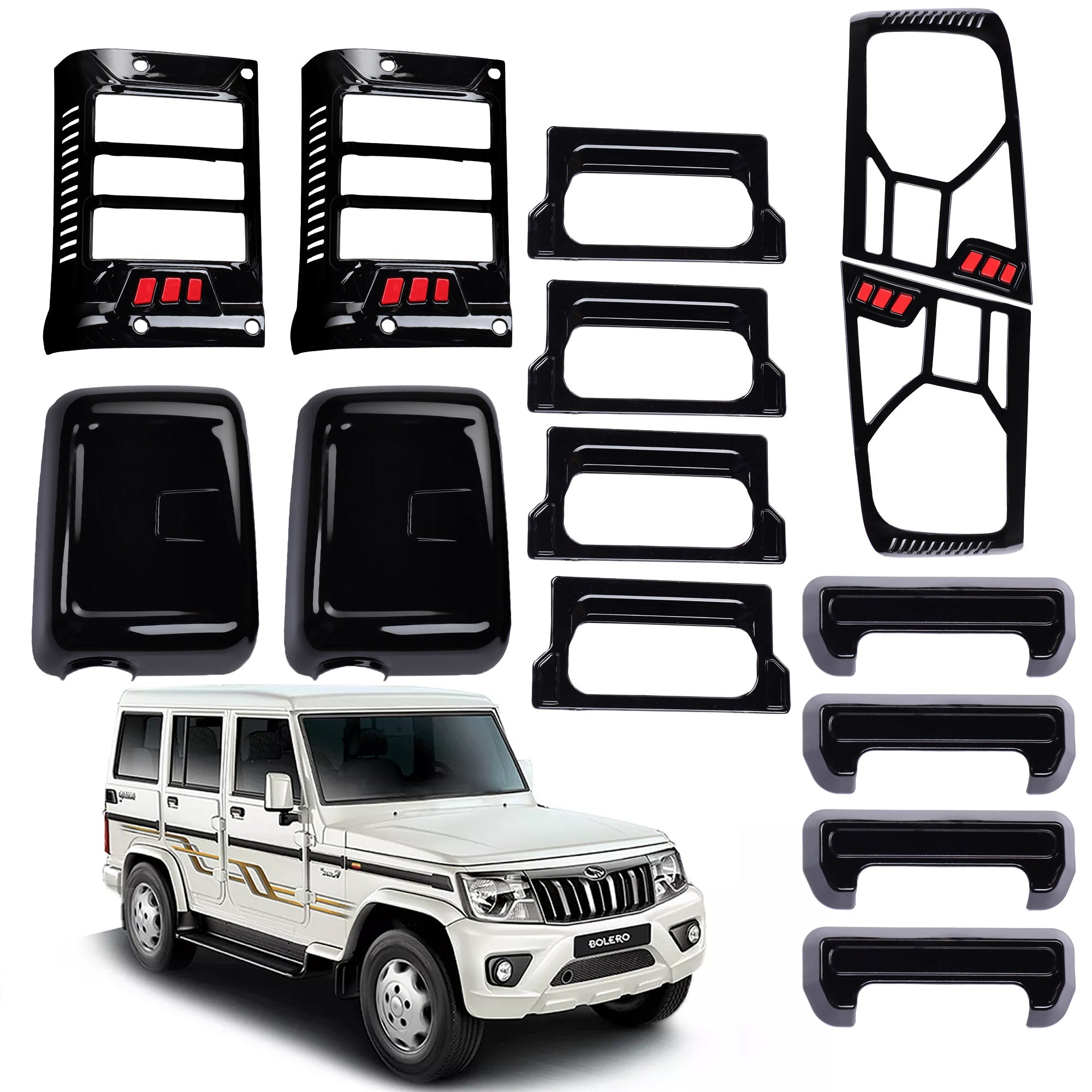 Black Applique Kit for Bolero 2020 Set of 5 Items