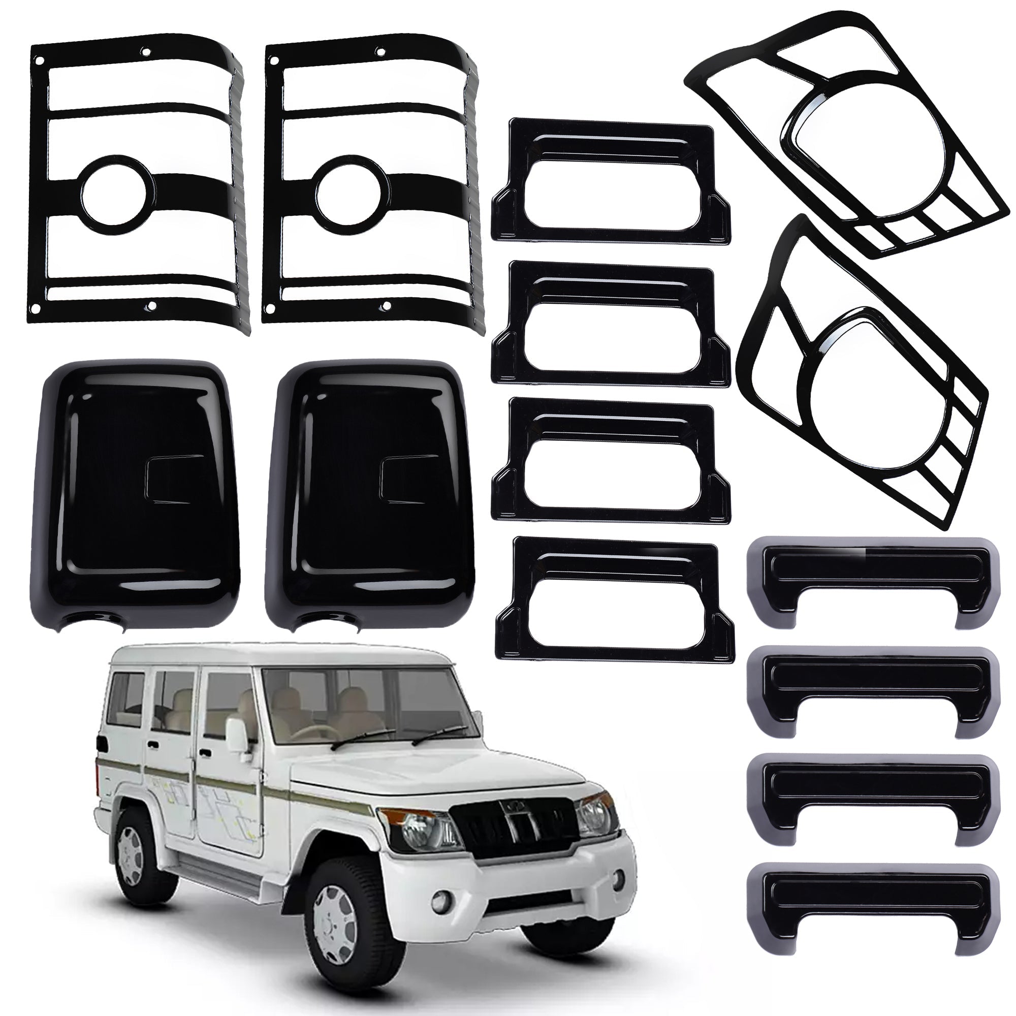 Black Applique Kit for Bolero 2011+ Set of 5 Items