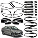 Black Applique Kit for Dzire 2017 Set of 5 Items