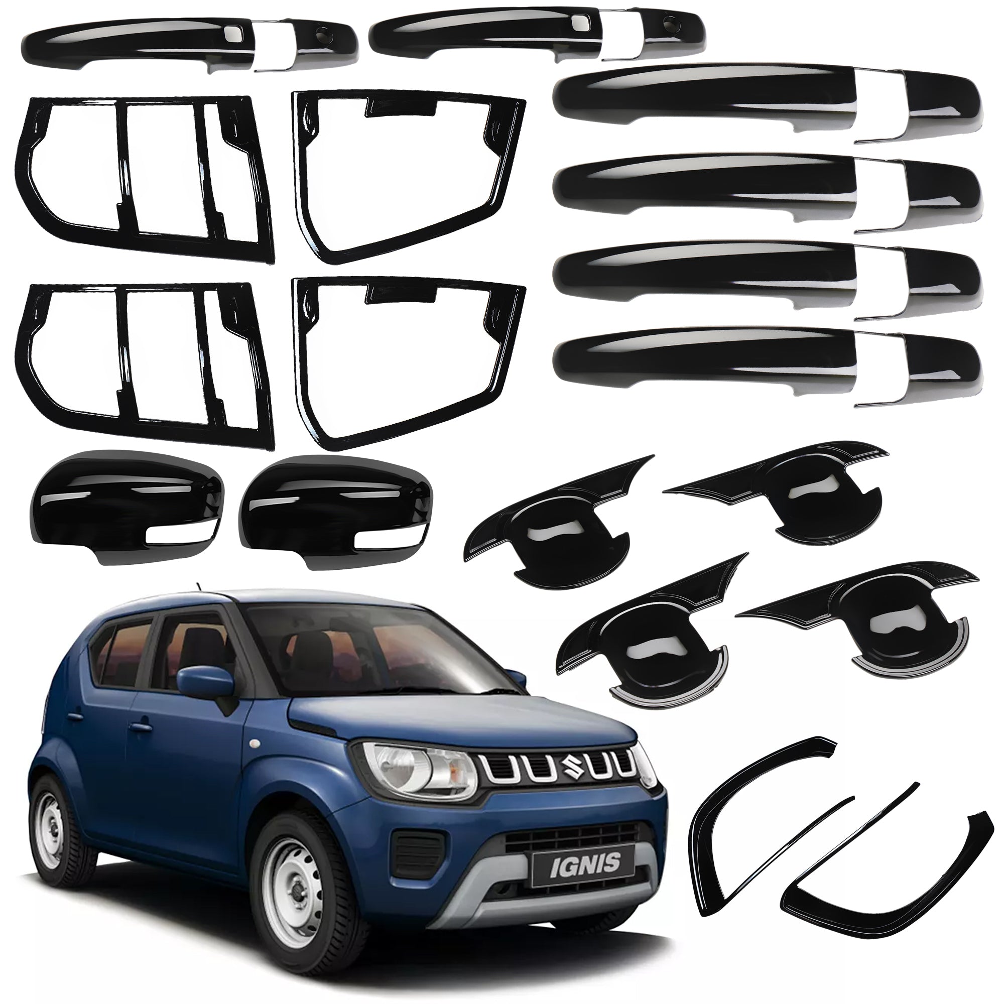 Black Applique Kit for Ignis Set of 5 Items