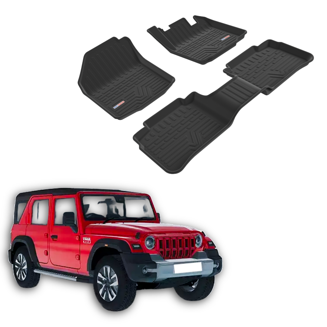 TPE Floor Mat For Mahindra Thar Roxx Manual (2024) onwards