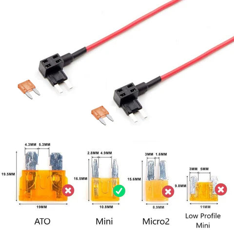 Fuse TAP Adapter - Mini - Set of 2