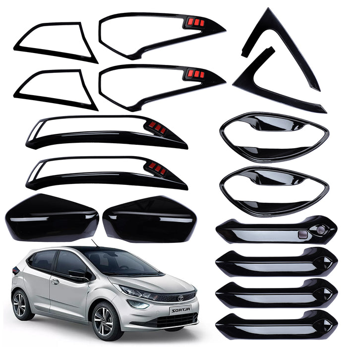 Black Applique Kit for Altroz Set of 5 Items