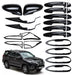 Black Applique Kit for Fortuner 2016-19 Set of 5 Items