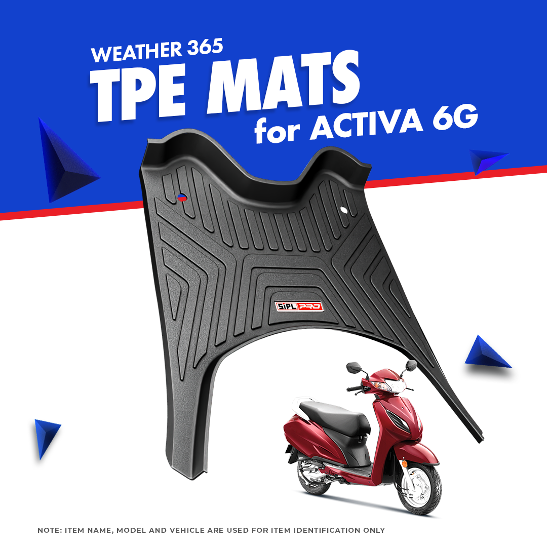 Two Wheeler Floor Mats – Activa 6G Perfect Fit