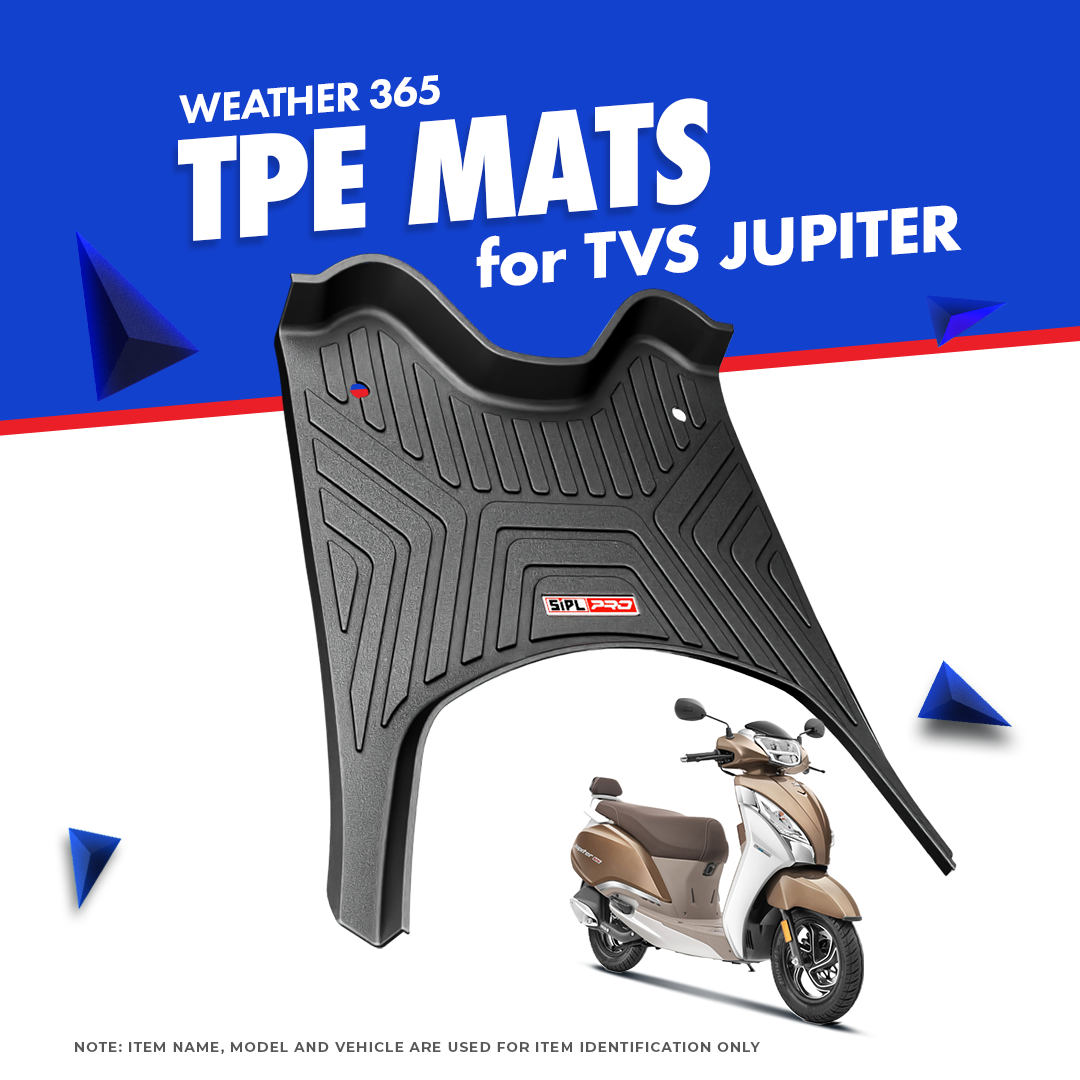 Two Wheeler Floor Mats – TVS Jupiter 110 Fit