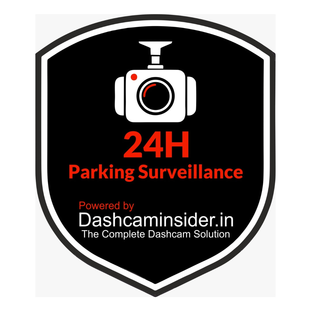 Exclusive Sticker | This Vehicle Protected By Dashcam | Embossed Weather Proof High Quality [PACK OF 2]