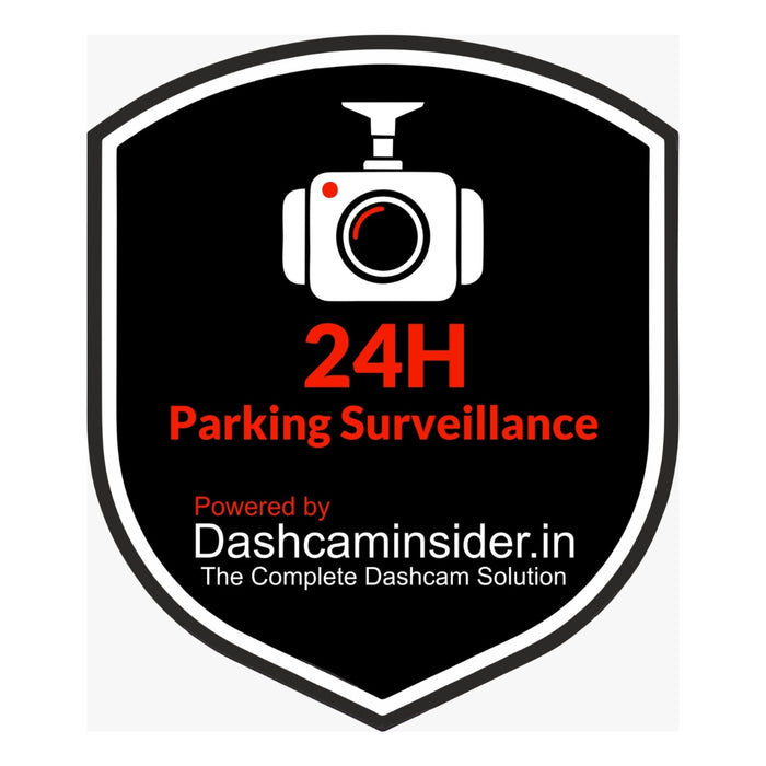 Exclusive Sticker | This Vehicle Protected By Dashcam | Embossed Weather Proof High Quality [PACK OF 2]
