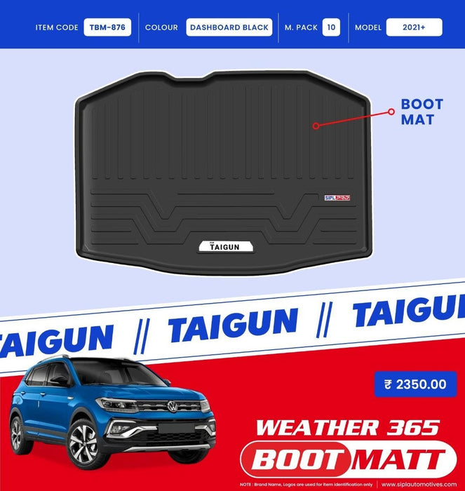 TPE Boot Matt For Volkswagen Taigun (2021) onwards
