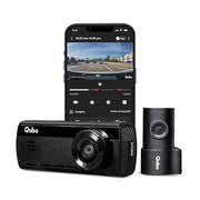 Qubo Car Dash Camera True 4K HDR 2160P UHD Dual Channel from Hero Group, SONY STARVIS IMX415 Sensor, Made in India, ADAS, Rear 1080P, GPS Log, 2.8" Display, 140° Wide Angle, Supports Up to 1TB SD Card - DASHCAM INSIDER.IN