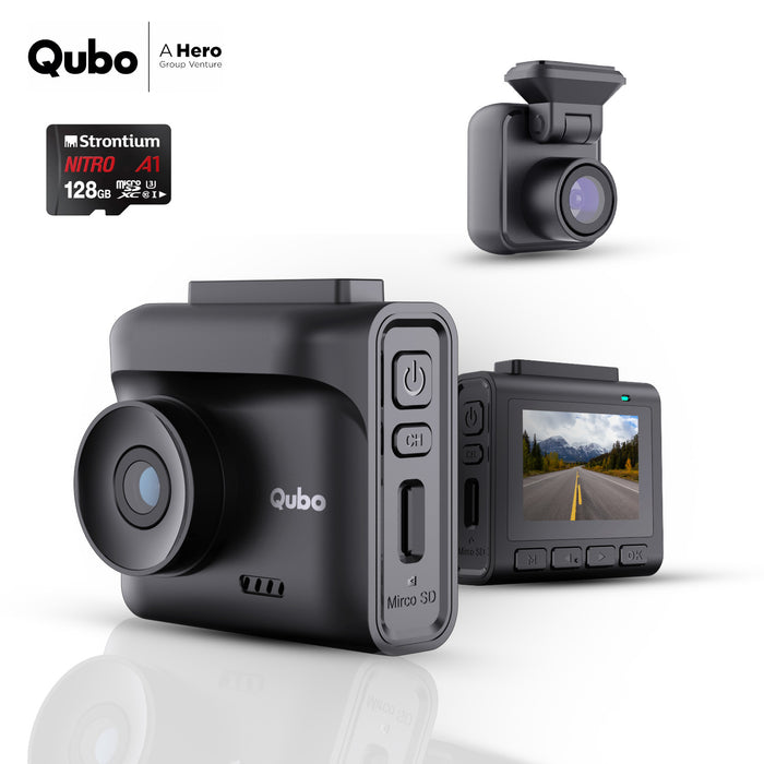 BUNDLE DEALS - Qubo Dash Cam Pro 2.7K Dual